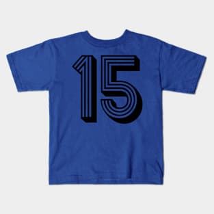 Mexican Team Sports # 15 - Black Kids T-Shirt